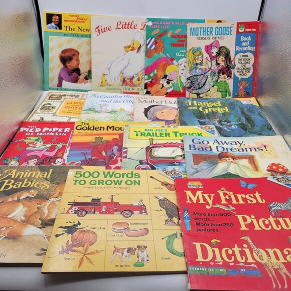 BULK HUGE LOT of 15 Children's Story Books Vintage to Now - BL005 - Picture 1 of 16